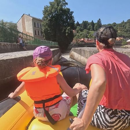 Penzion Zahrada nad řekou, restaurace a kavárna - PARKOVÁNÍ GRÁTIS Zlatá Koruna Exterior foto